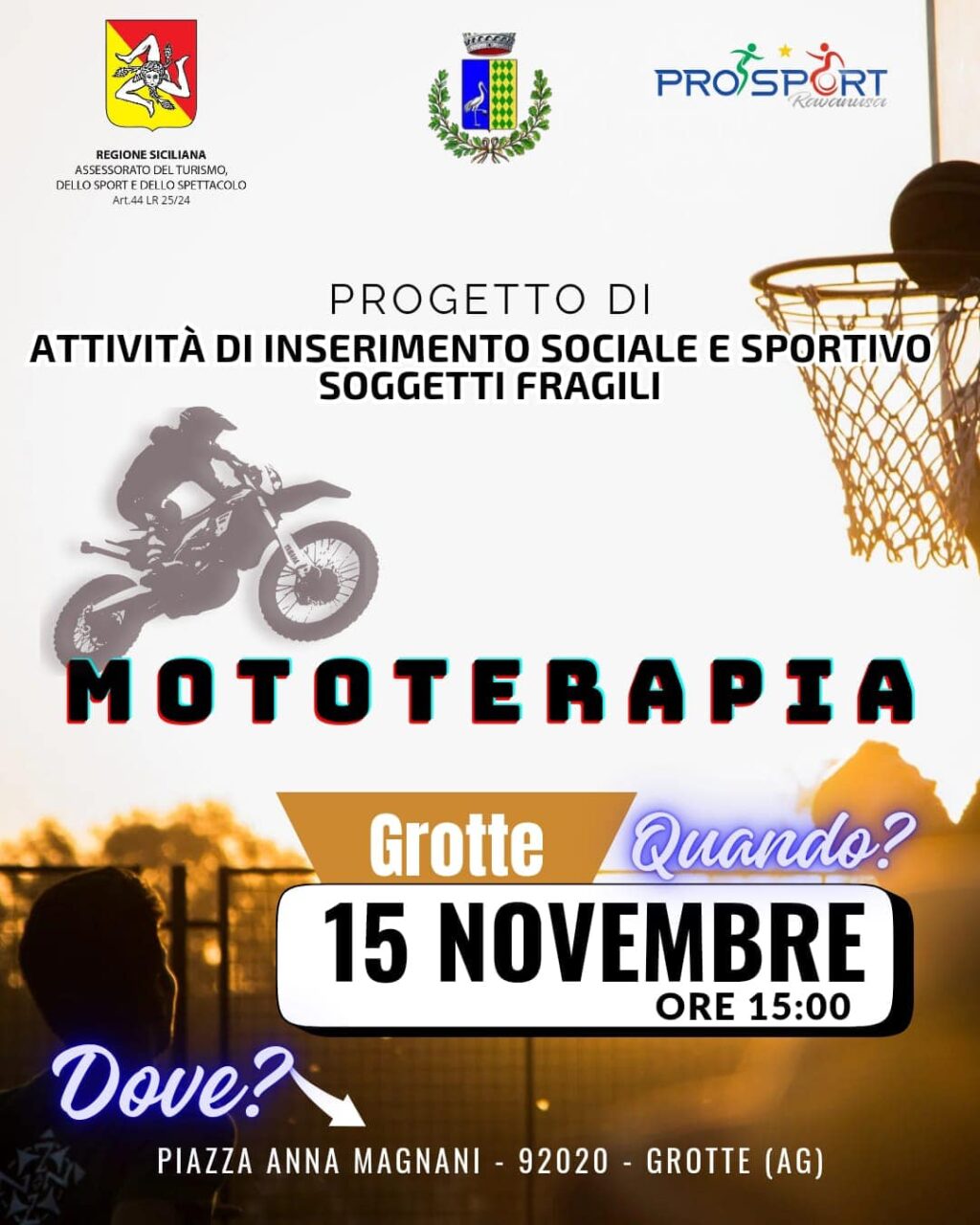 progetto mototerapia