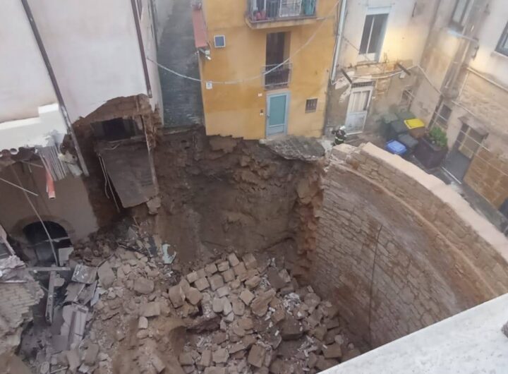 crollo ex ospedale