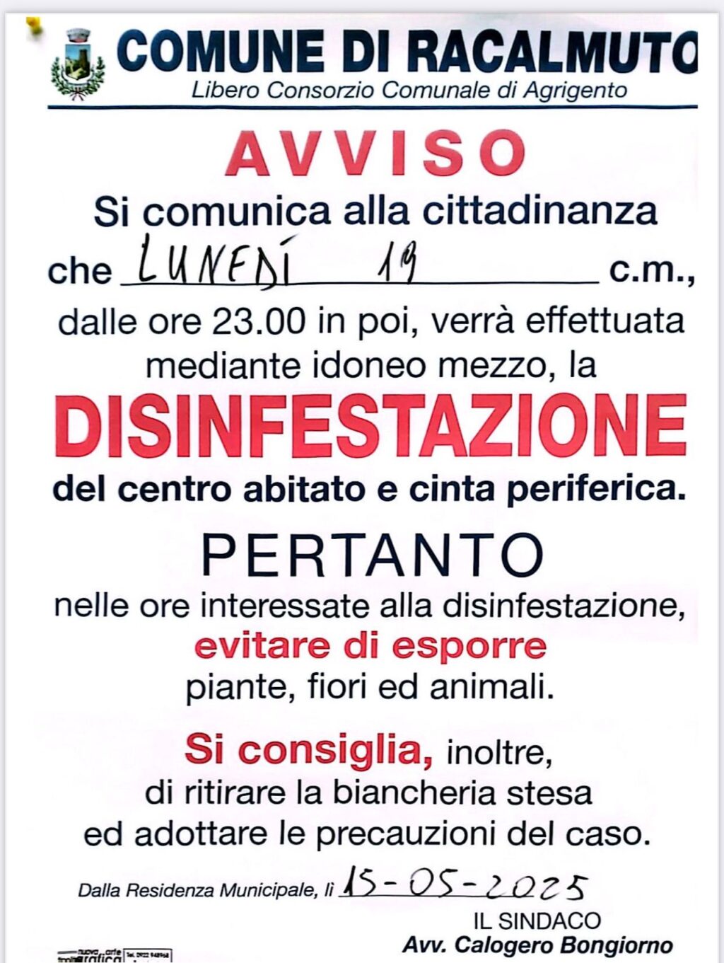 disinfestazione