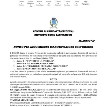 manifestazione di interesse