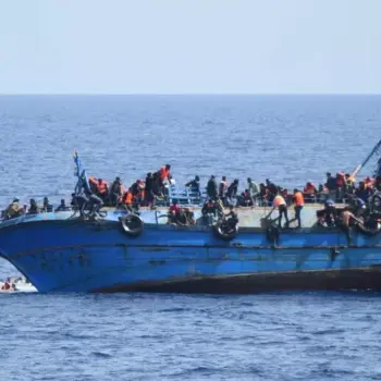 barcone di migranti